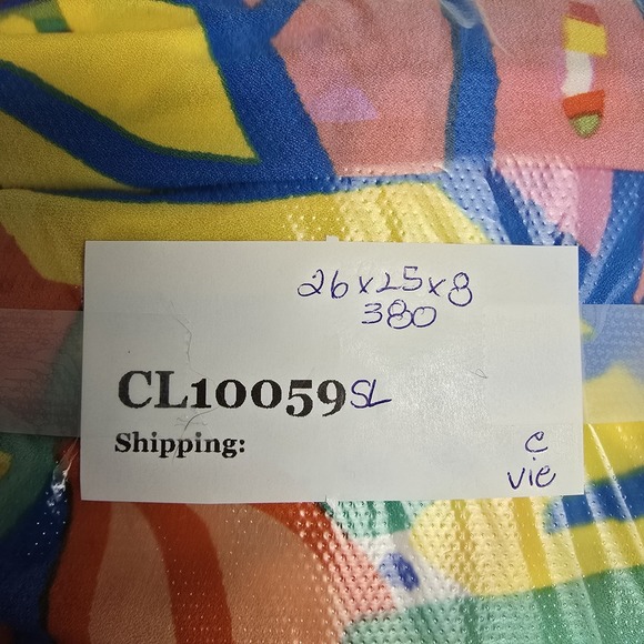 Sugarlips Shiloh One Shoulder Maxi‎ Dress Smocked Tropical Size Small Tropical - Picture 14 of 14